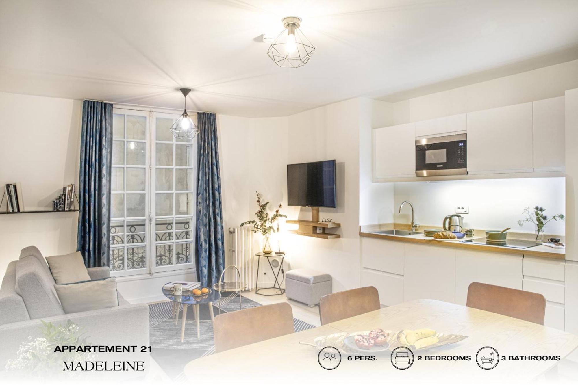 Beauquartier - Madeleine Apartment Paris Luaran gambar